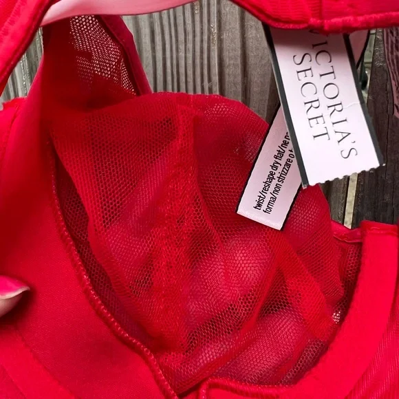 NWT VICTORIA'S SECRET DREAM ANGELS Wicked Bow Balconette Bra 36C - Picture 8 of 9